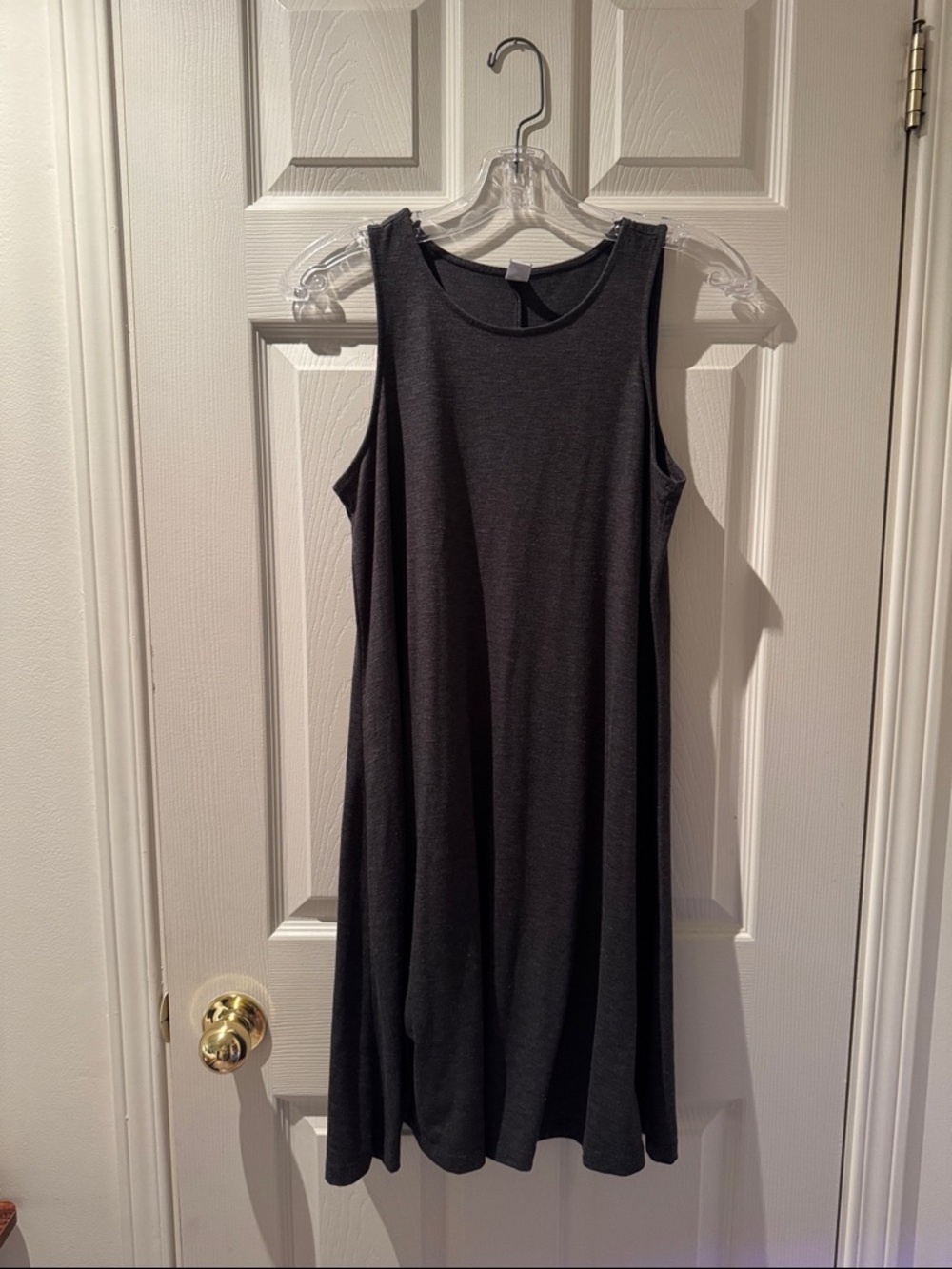 Old Navy Black Sleeveless Swing Mini Dress